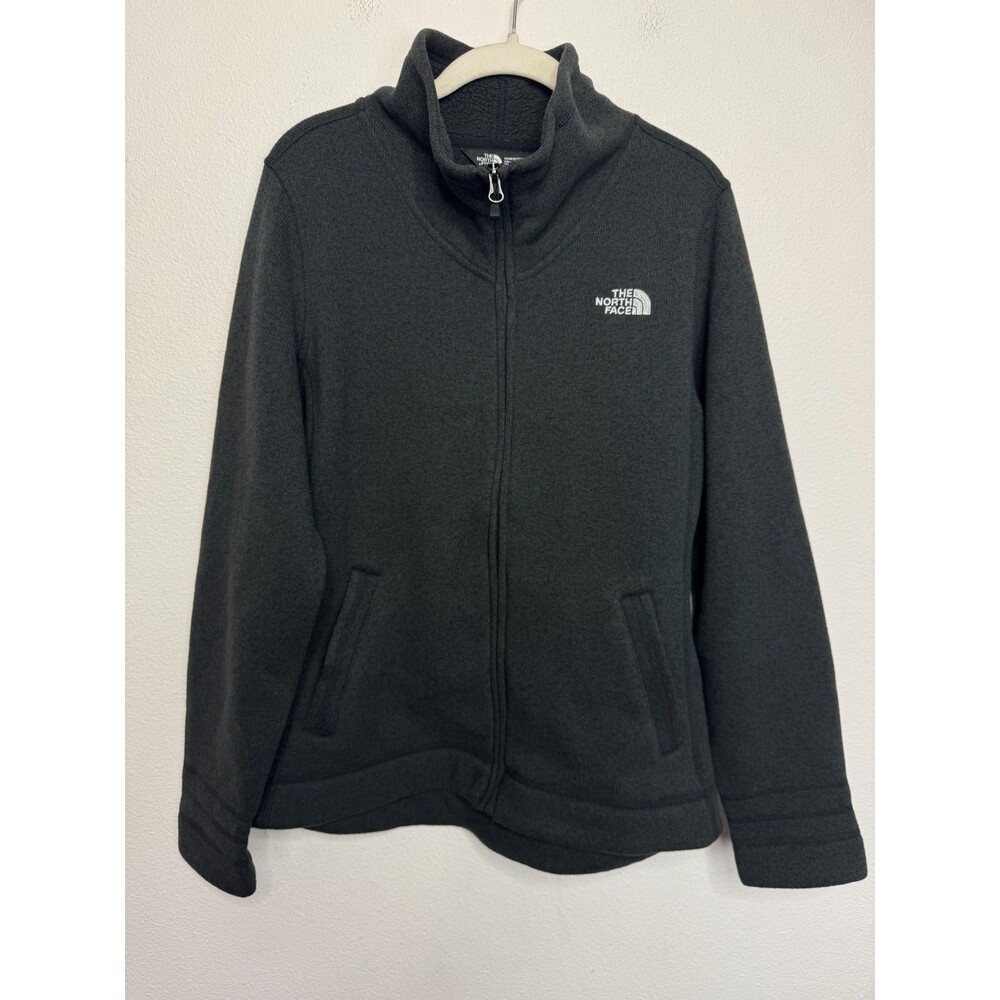 The North Face Women's Charcoal Gray Full-Zip Fleece Jacket